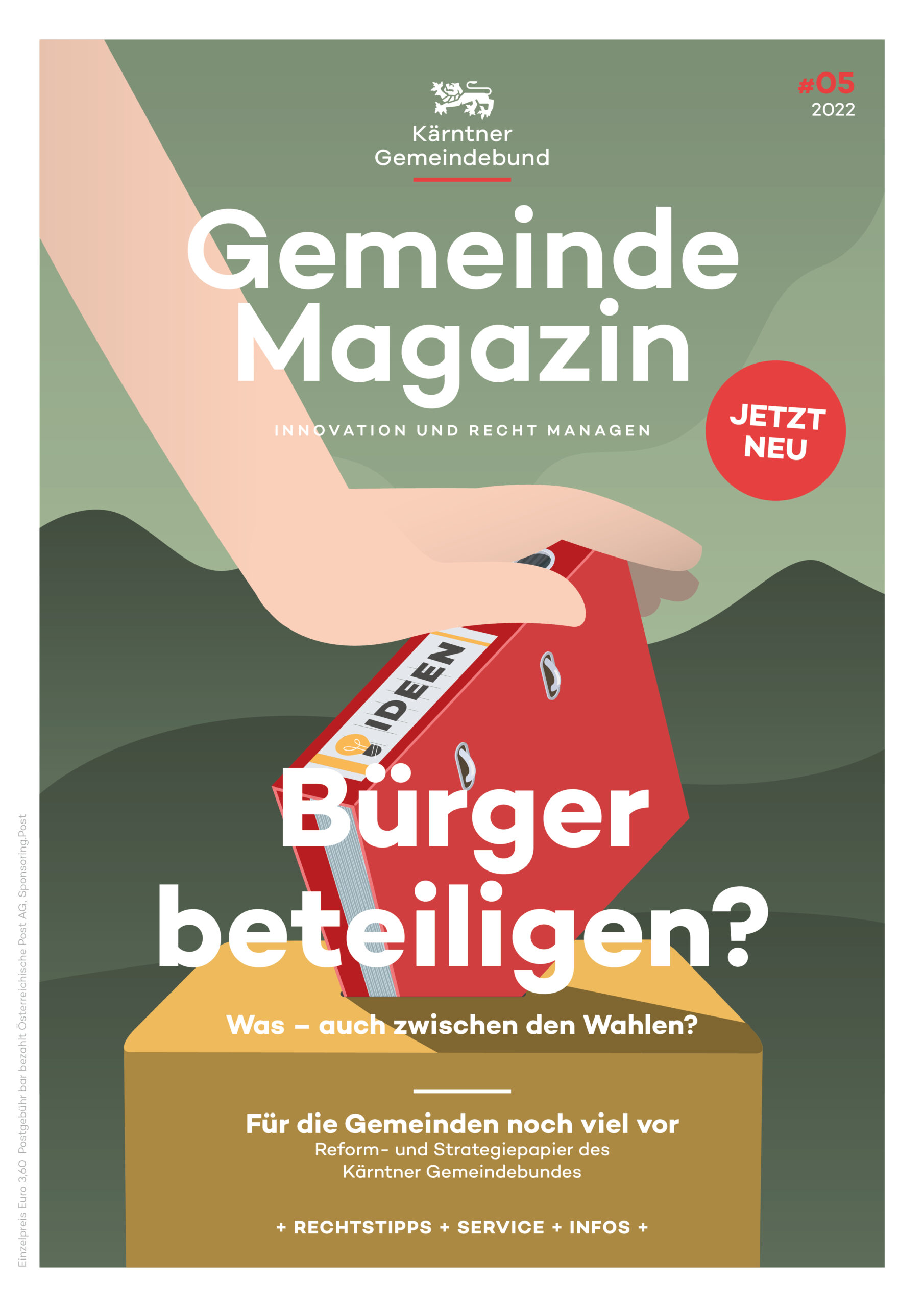 Kärntner Gemeindebund Gemeindemagazin Ausgabe 05 von 2022 zum Thema Ab- und Zuwanderung