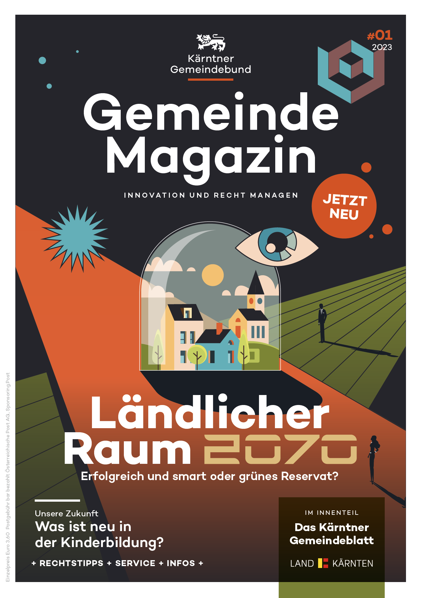 Kärntner Gemeindebund Gemeindemagazin Ausgabe 01 von 2023 zum Thema Ländlicher Raum