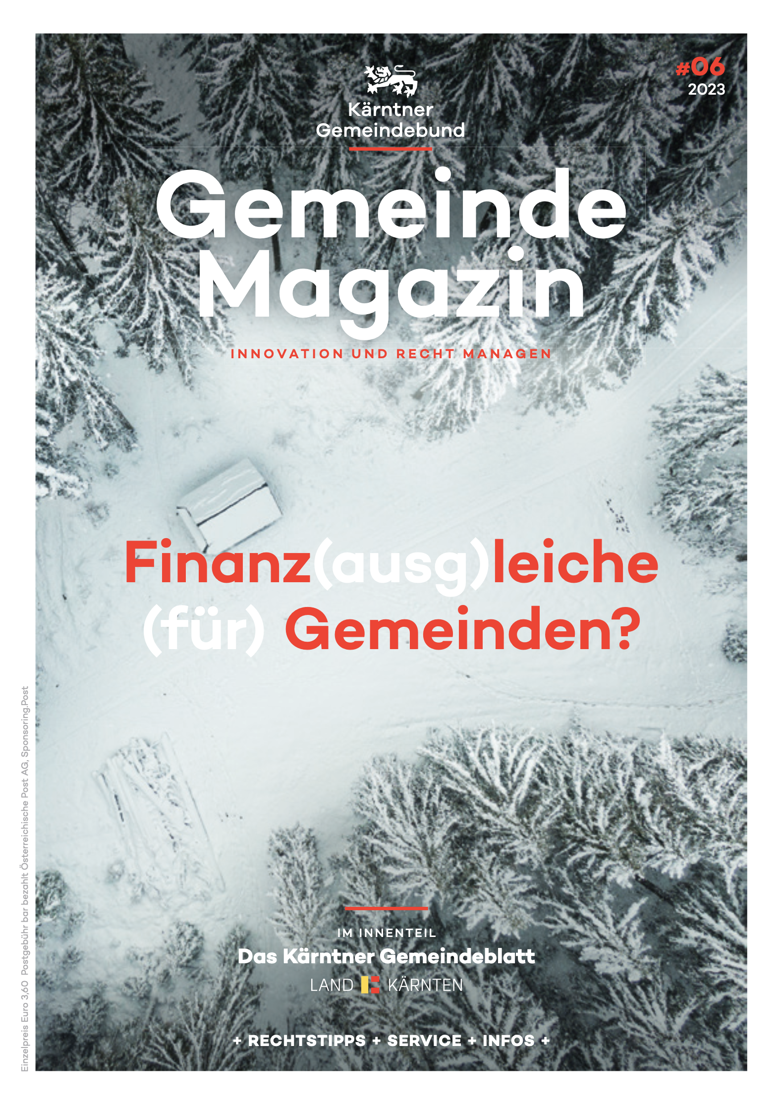 Kärntner Gemeindebund Gemeindemagazin Ausgabe 06 von 2023 zum Thema Finanzausgleiche für Gemeinden